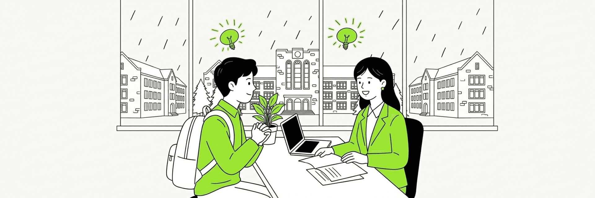 Sinh viên quốc tế tư vấn tại văn phòng quốc tế