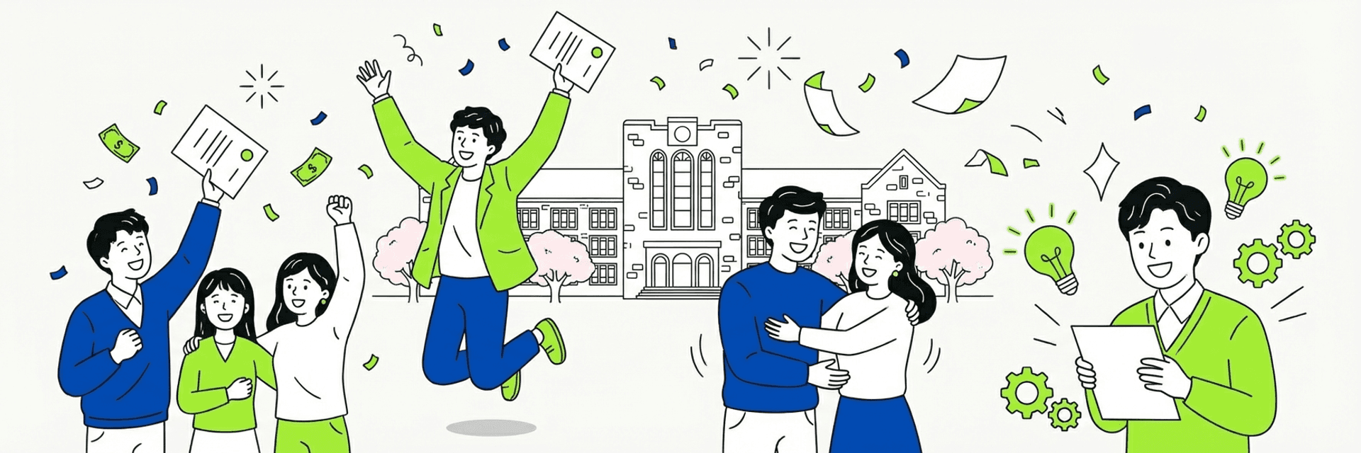 Sinh viên quốc tế vui mừng nhận học bổng