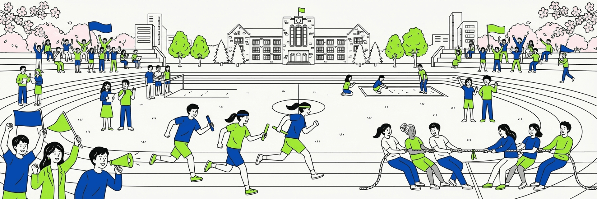 Sinh viên quốc tế tham gia lễ hội đại học