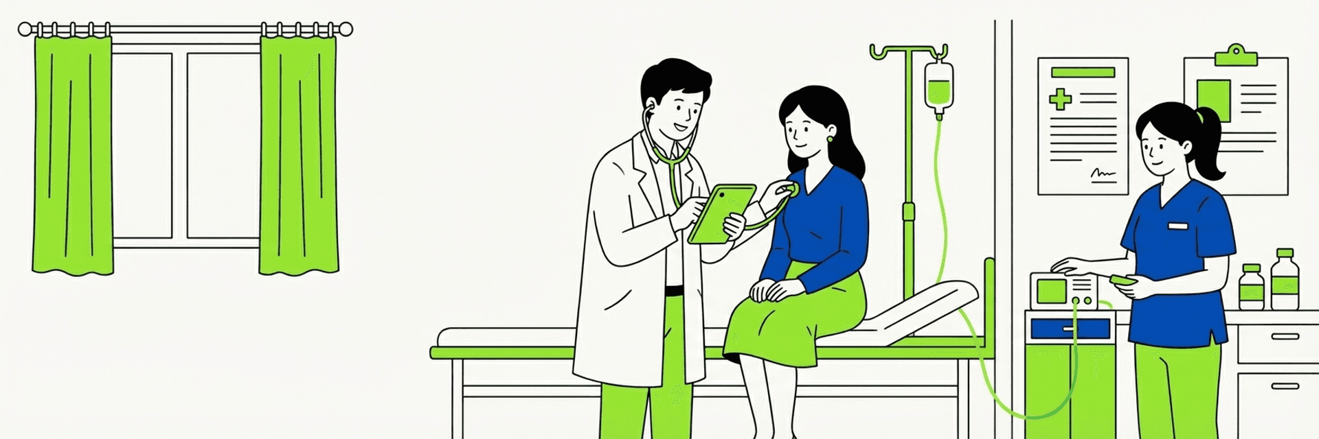 Sinh viên quốc tế khám bệnh